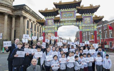 Everton FC and Liverpool FC Academies join together to remember the Chinese Labour Corps of WWI